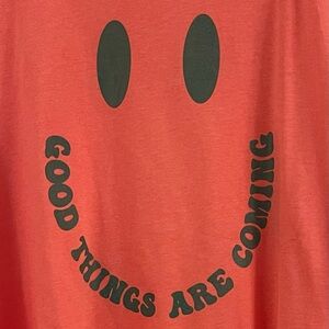 Zenana Outfitters pink and Black Short Sleeve Tee